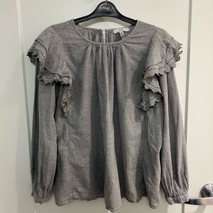 Joie Acelynn B Ruffled Top